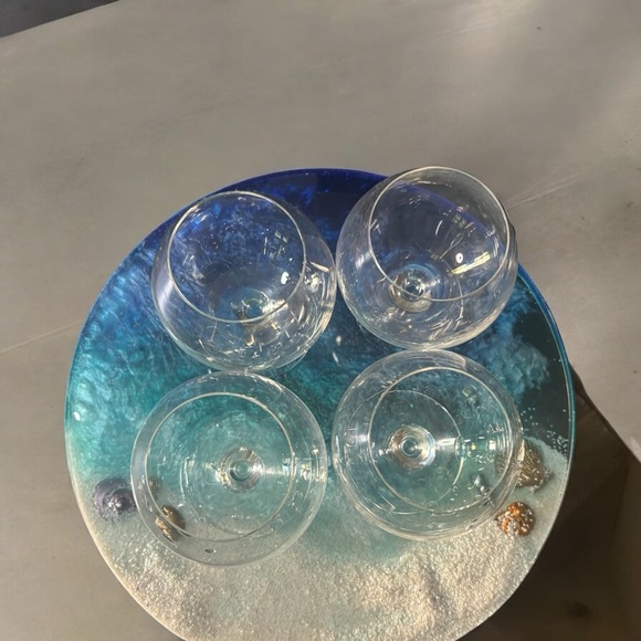4 Rosenthal “Fuga” crystal sherry snifter glasses - Picture 3 of 8